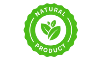 100% natural badge
